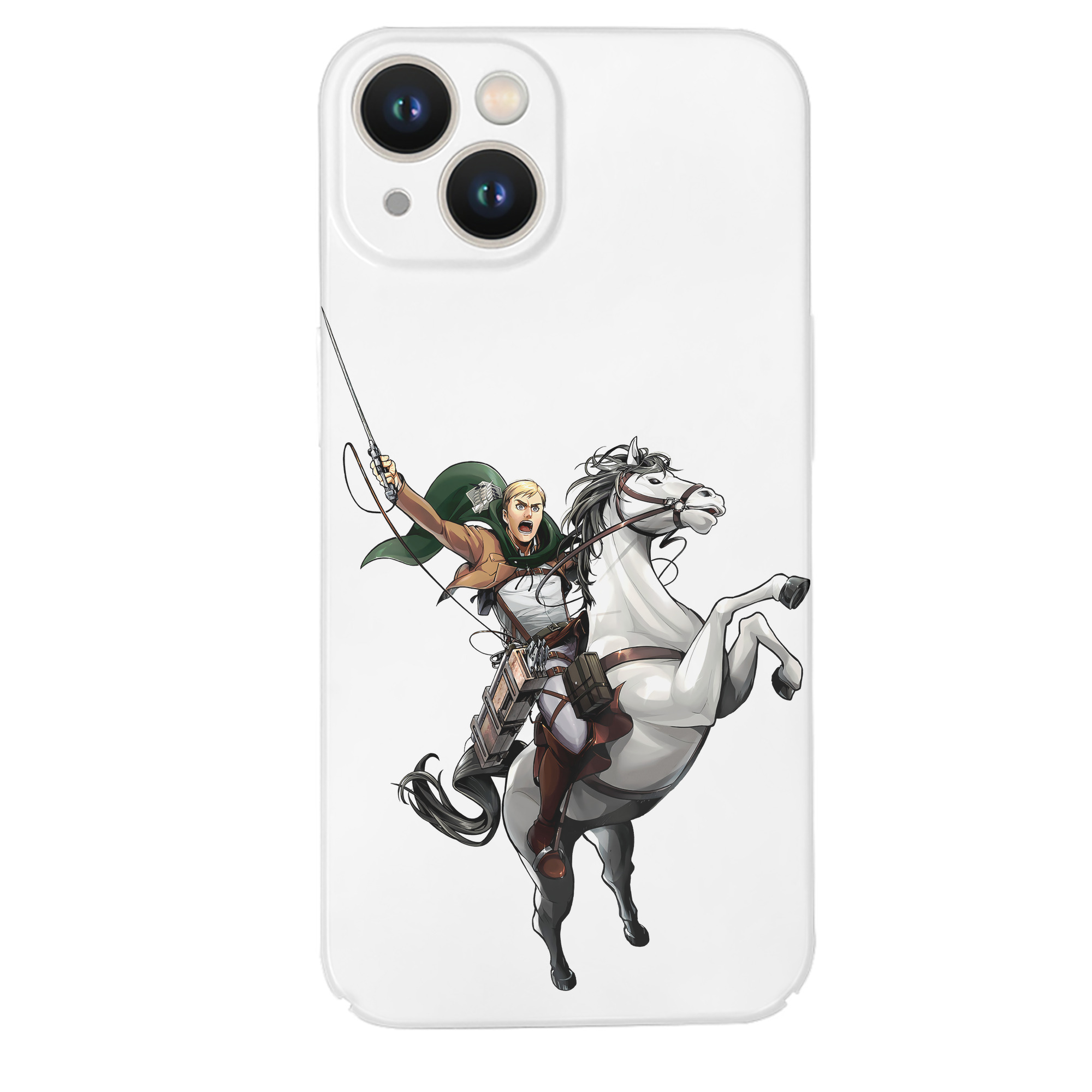 （画像用） 進撃の巨人 エルヴィン・スミス Attack on Titan Erwin Smith 【iPhone 14シリーズ対応】ハードケース
